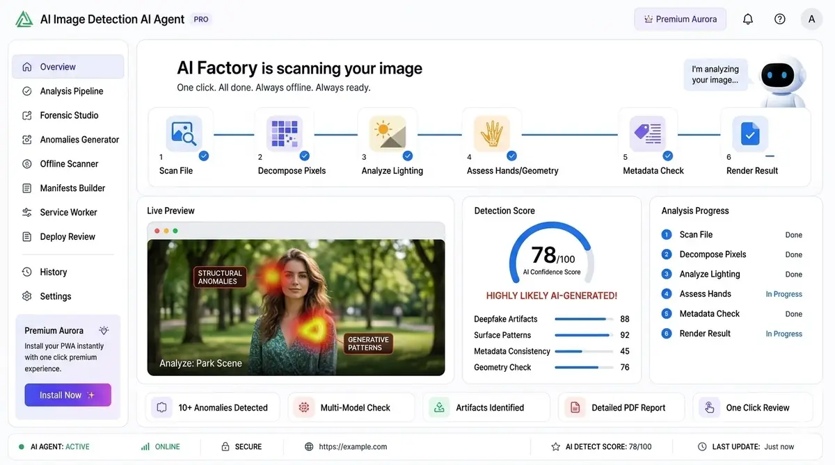 domain valuation dashboard — example of the AI tool dashboard software